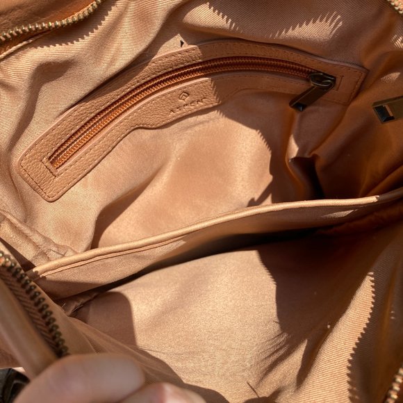 Aspen Tan Leather Convertible Leather Backpack main image 11
